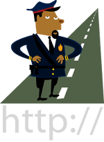 [citizen getting 'stocked' by a police officer]